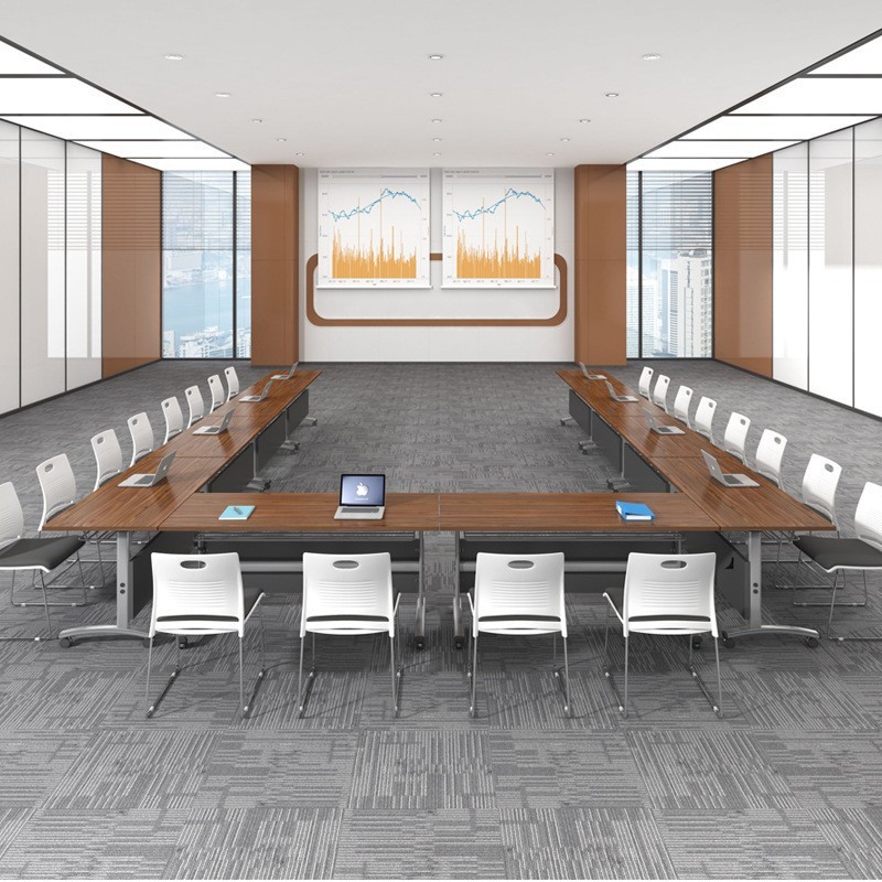 Conference Table Long Table Simple Modern Desk Office Small Mobile ...