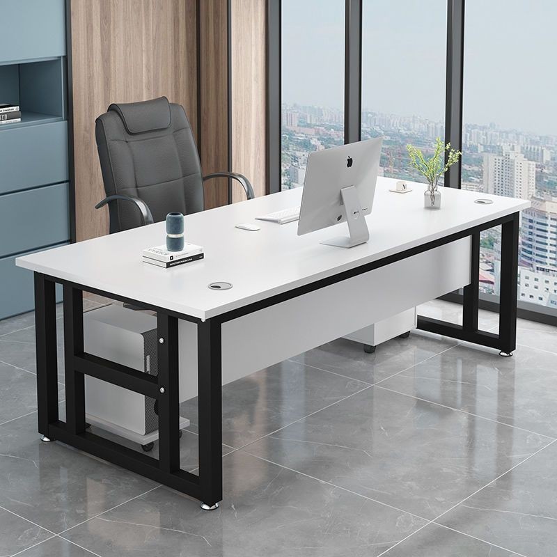 Office Desk Simple Boss Desk Simple Modern Single Desktop Computer ...