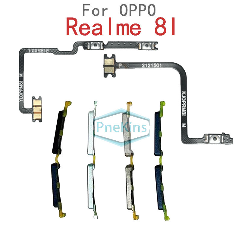 For Realme 8i RMX3151 Power Volume Side Button Flex Cable Keys button ...