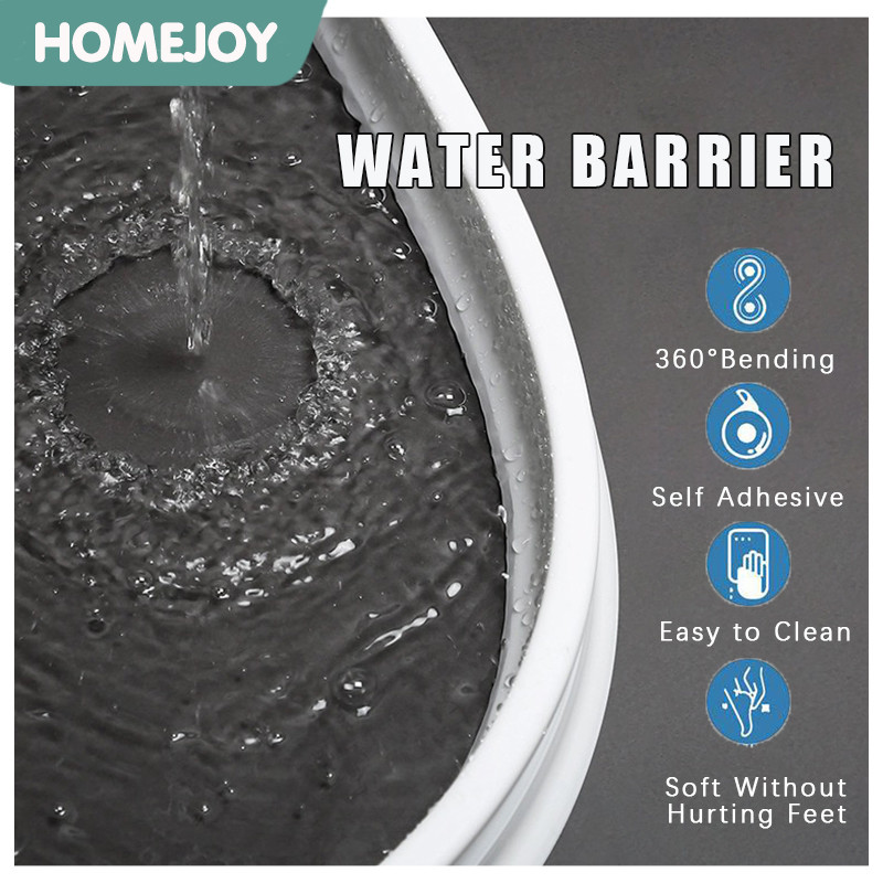 Self-adhesive Kitchen Bathroom Water Retaining Strip Bendable Shower ...