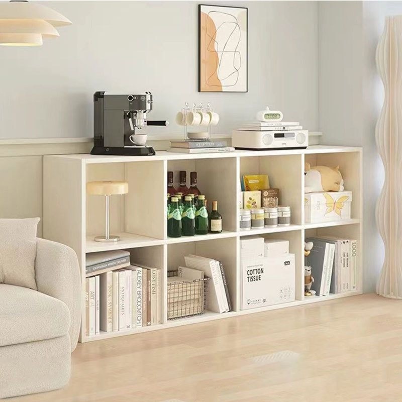 Simple Grid Cabinet Living Room Bookcase Children's Bookcase Shelf ...