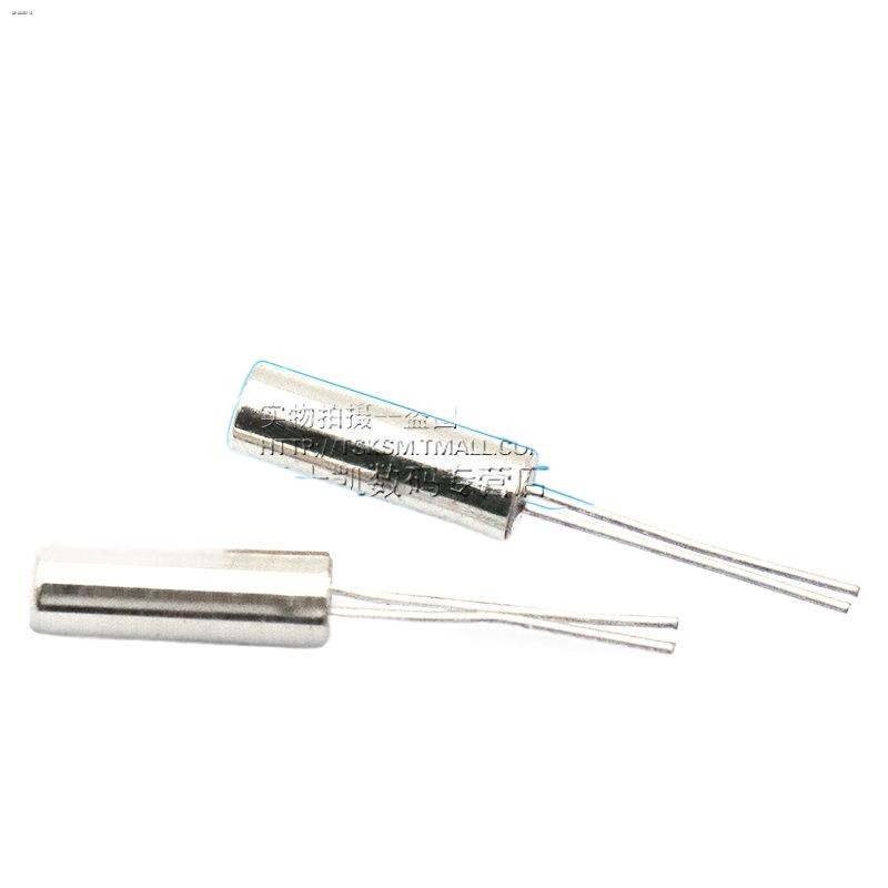 thumbnail image 2 of 20pcs 3x8mm 32.768KHz Quartz Crystal Oscillator – Cylindrical Passive Crystals For Electronics 2 of 4