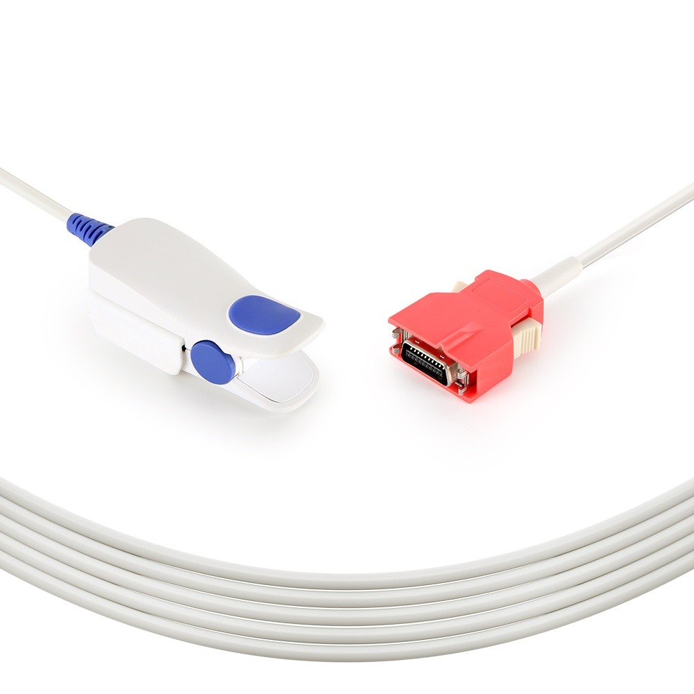 Compatible with Masimos 2054/Pronto-7/ Rad-5 spo2 sensor, 20 pin adult ...