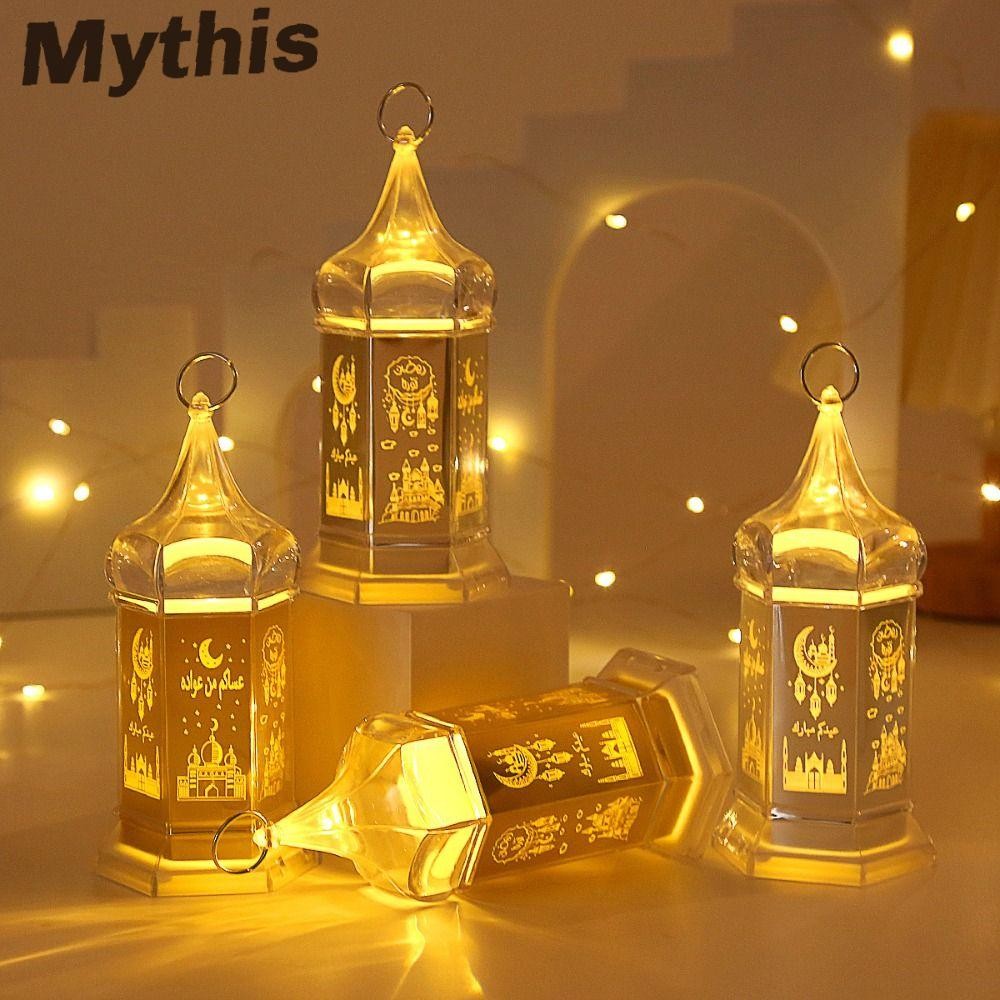 [MYTHIS] Eid Lamp, LED Star Moon Ramadan Ramadan Decoration, Creative ...