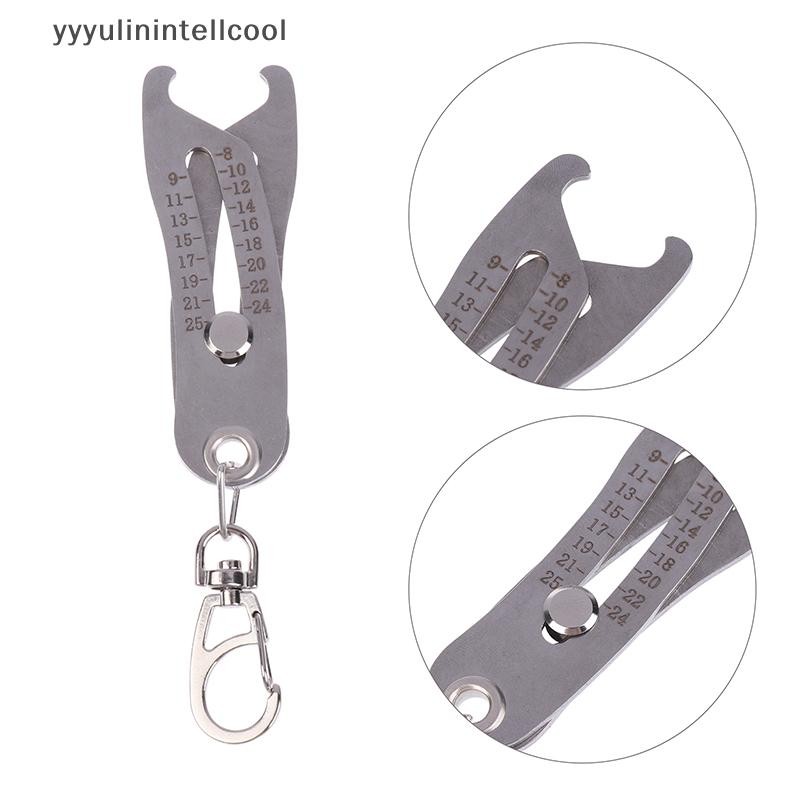 YTL Precise Thread Size Checker Keychain Portable Caliper Gauge Metric