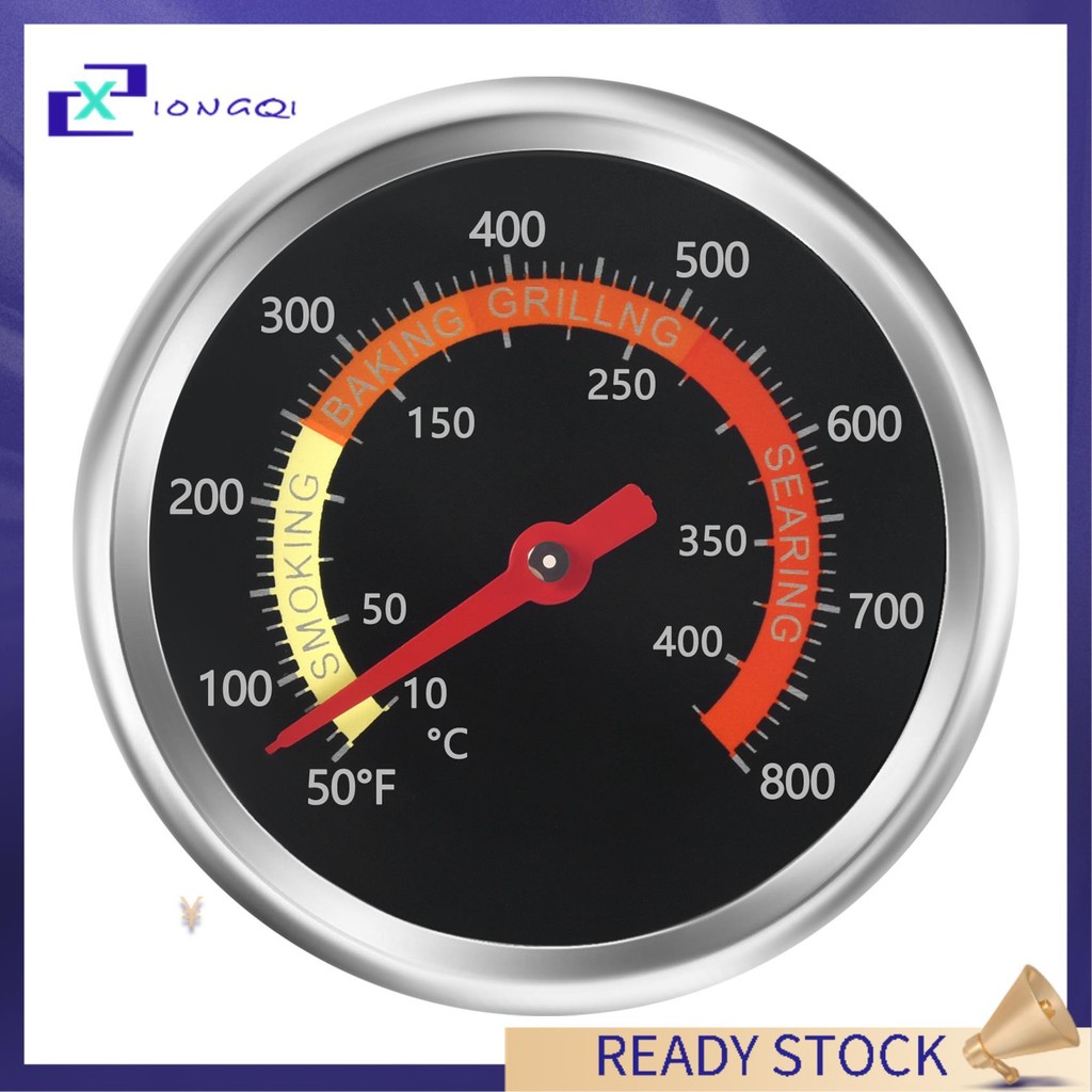 【Xiongqi】Grill Thermometer Smoker Temperature Gauge Charcoal Grill Pit ...