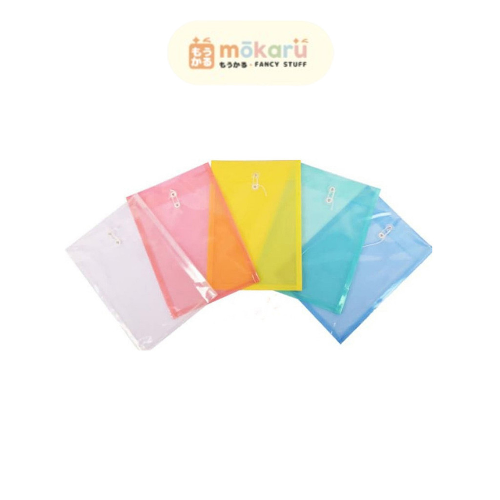 Colorful Variant Plastic Clear Rope Folder | Shopee Philippines