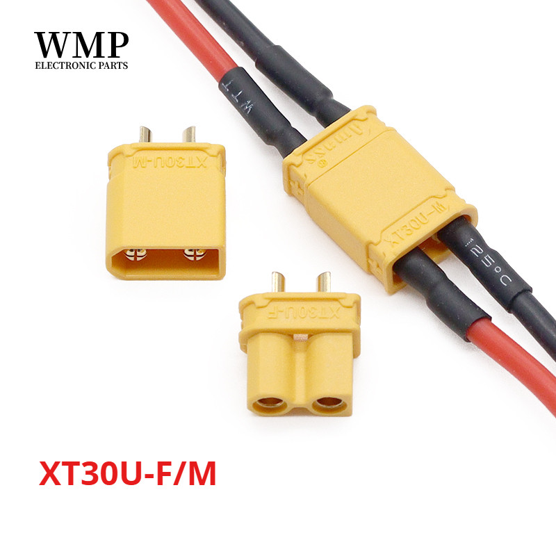 Amass XT30U-F Female Male Plug Connector Terminal Large Current Gold ...