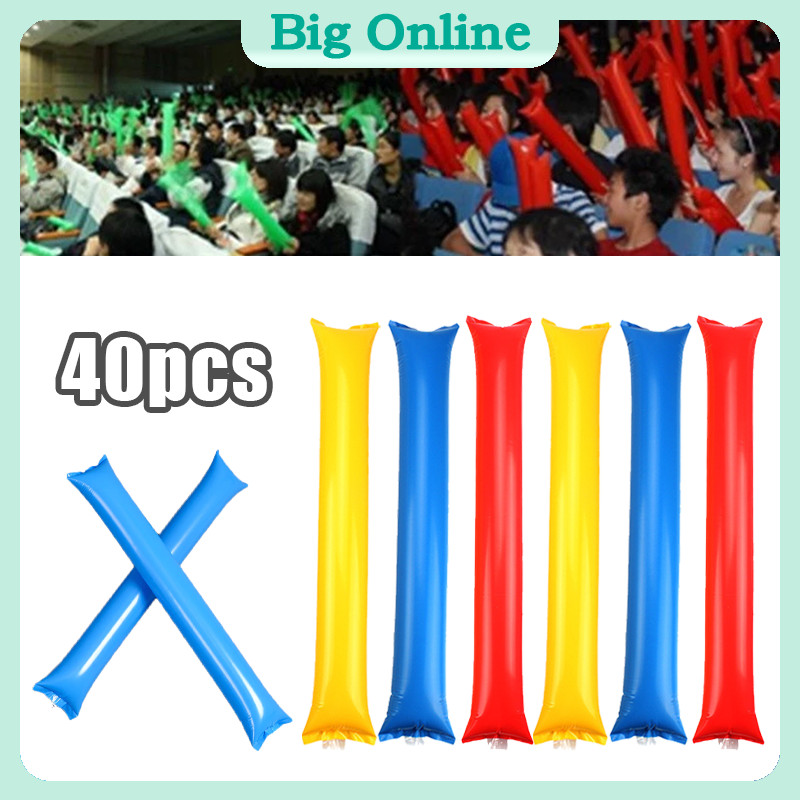 40pcs Bam Bam Cheer Sticks Balloon Clapper Cheering Balloons For ...