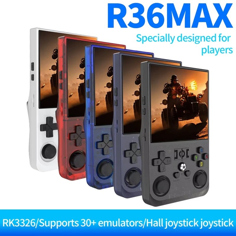 R36MAX open source handheld game console GBA arcade classic FC arcade ...