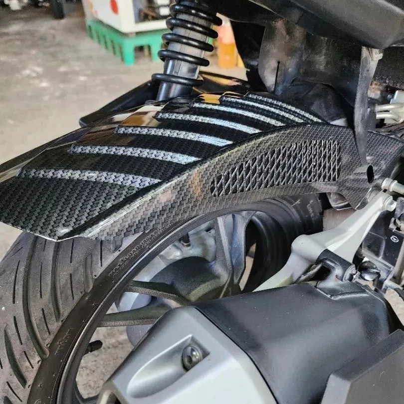 Rear Tire Hugger Carbon Mudguard For Honda Click 125i 150i v4/v3/v2 ...