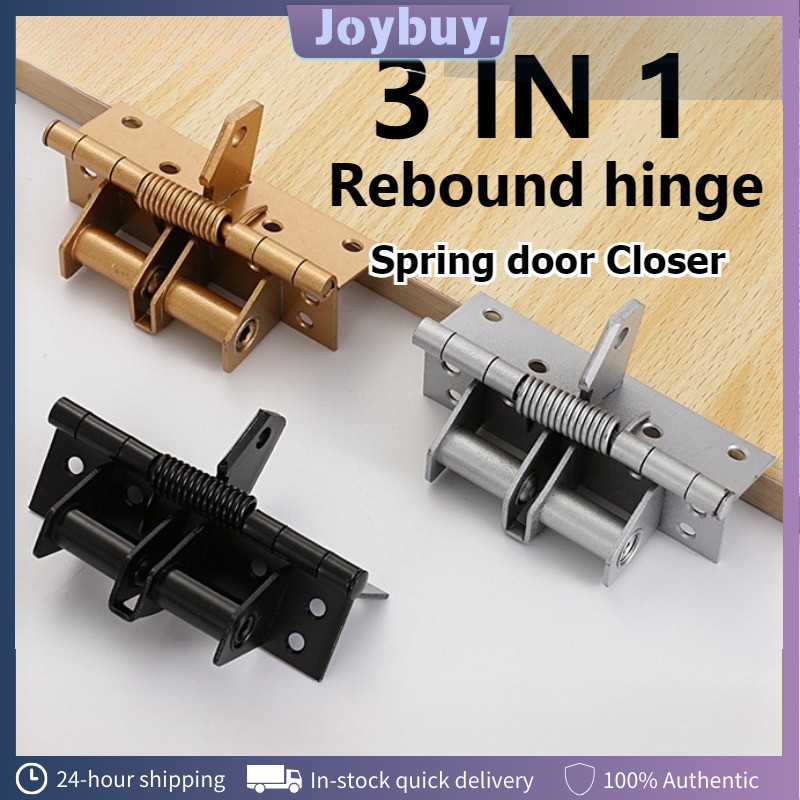 【Self-Closing】Metal Automatic Spring Door Closer Rebound Hinge Door ...
