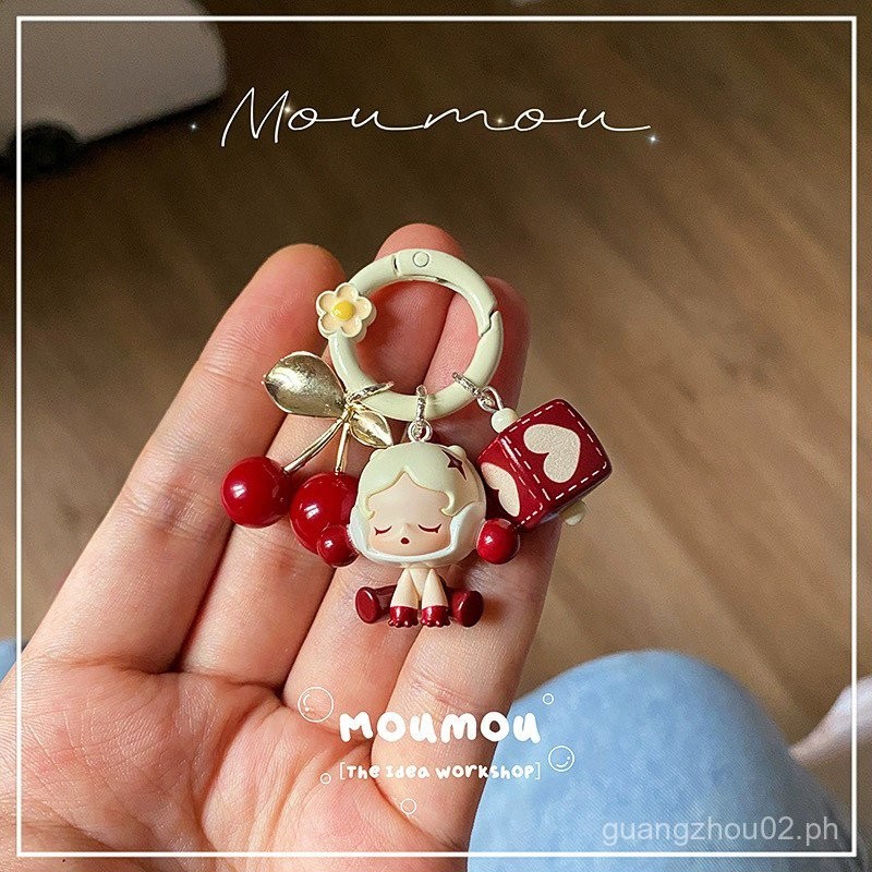 Sitting Cute Grain Key Couple Pendant sp/dimoo Sitting and Hand-Made ...