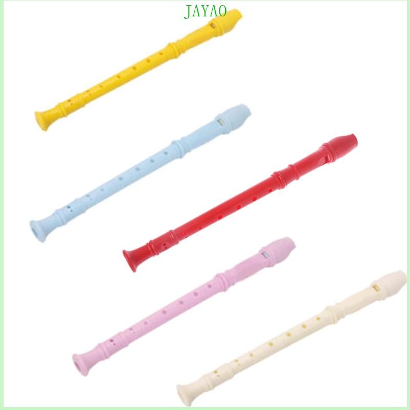 JAYAO Plastic Instrument Musical Soprano Recorder Long Flute 8 Holes ...