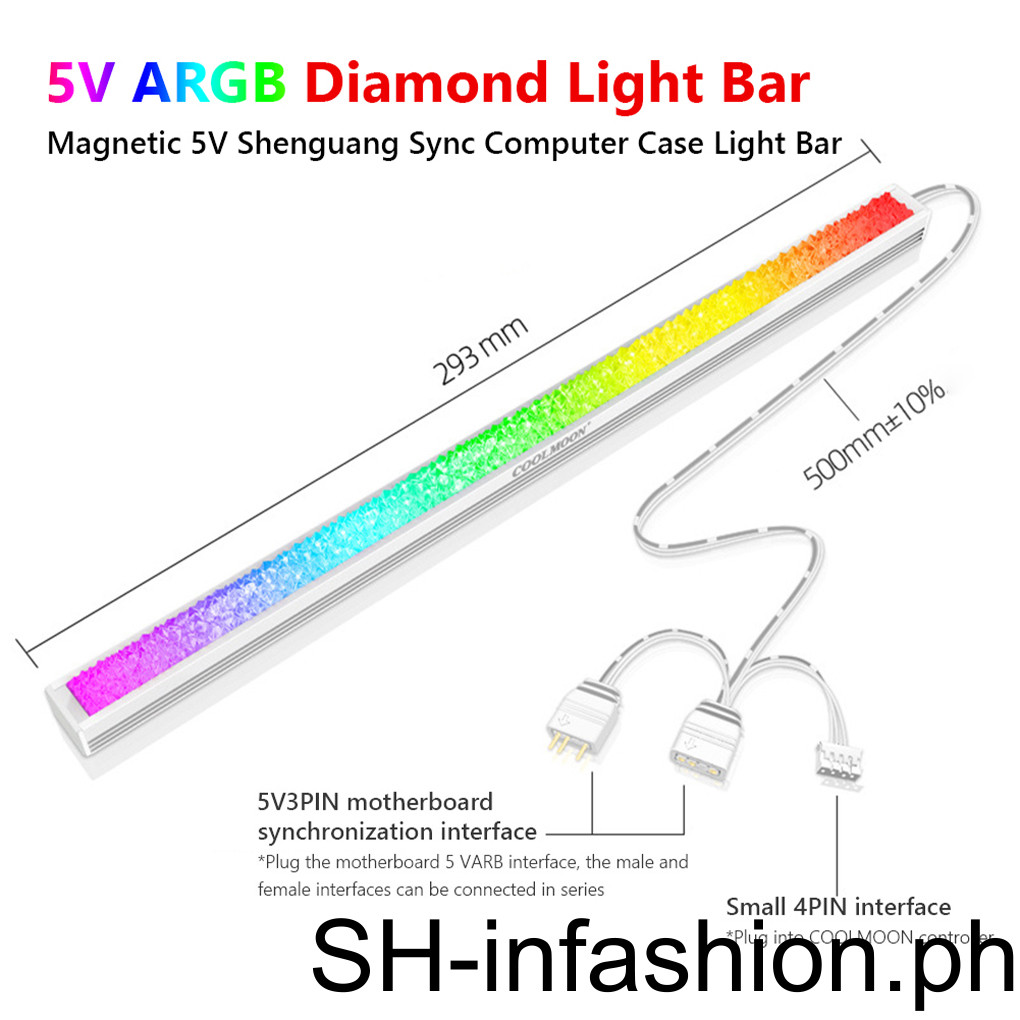 infashion> ABS Wide Compatibility PC RGB Lights High-Speed Transmission ...