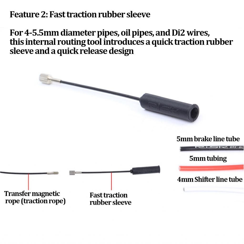 Tominihouse RISK Bicycle Internal Cable Routing Tool for Frame Shift ...