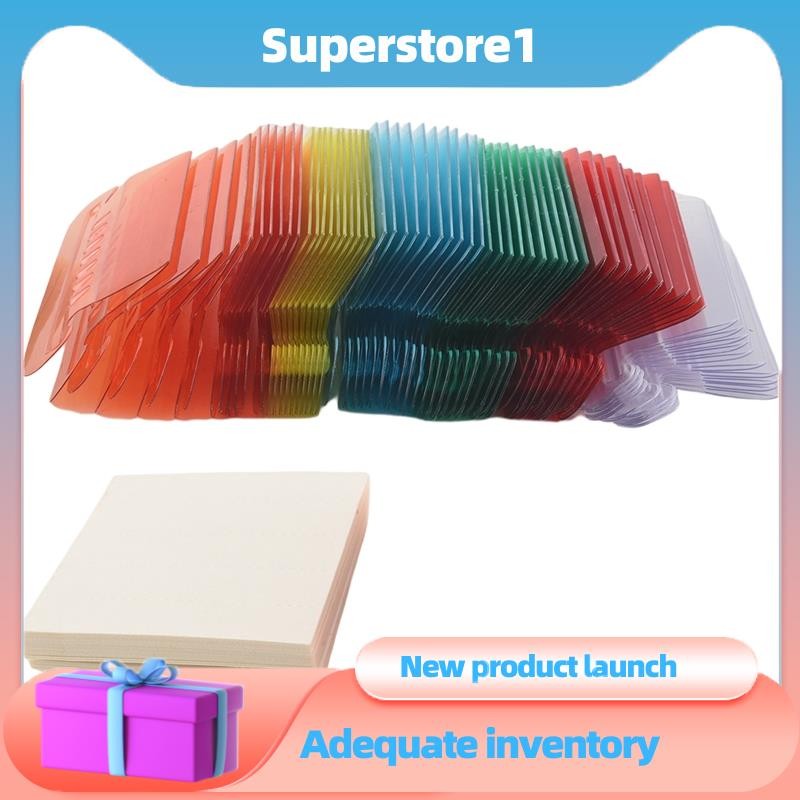 60 Pcs 2 Inch Folder Tabs and 120 Grids Inserts for Hanging File ...