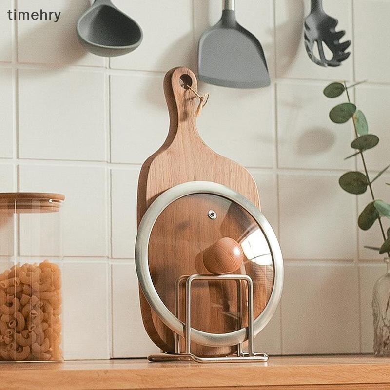 TY Cutting Board Holder Stainless Steel Cutting Board Rack Kitchen ...