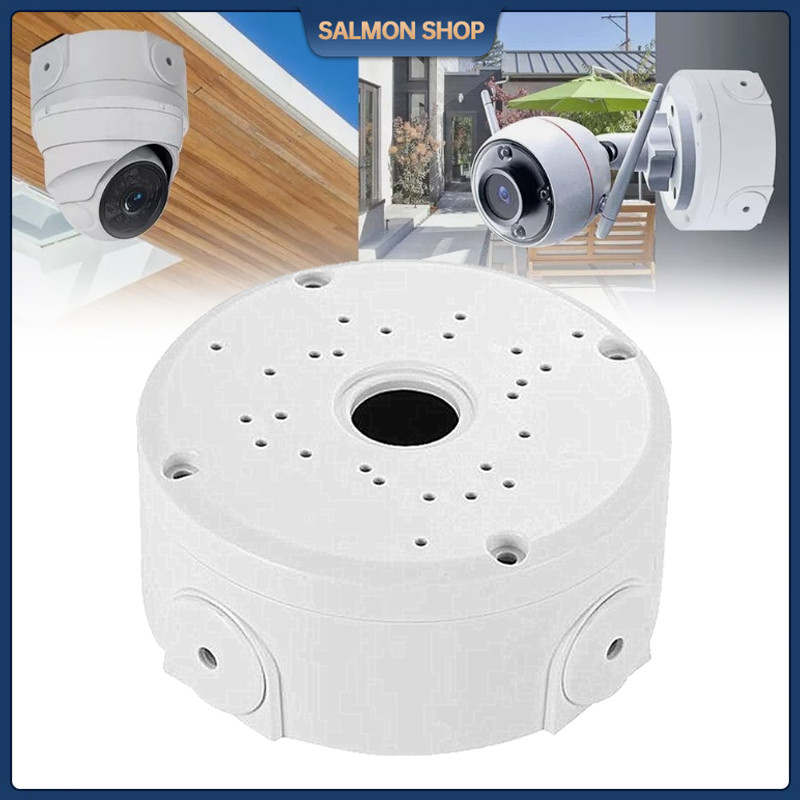 120mm Waterproof CCTV Junction Box Round Plastic Hide Cable Base ...