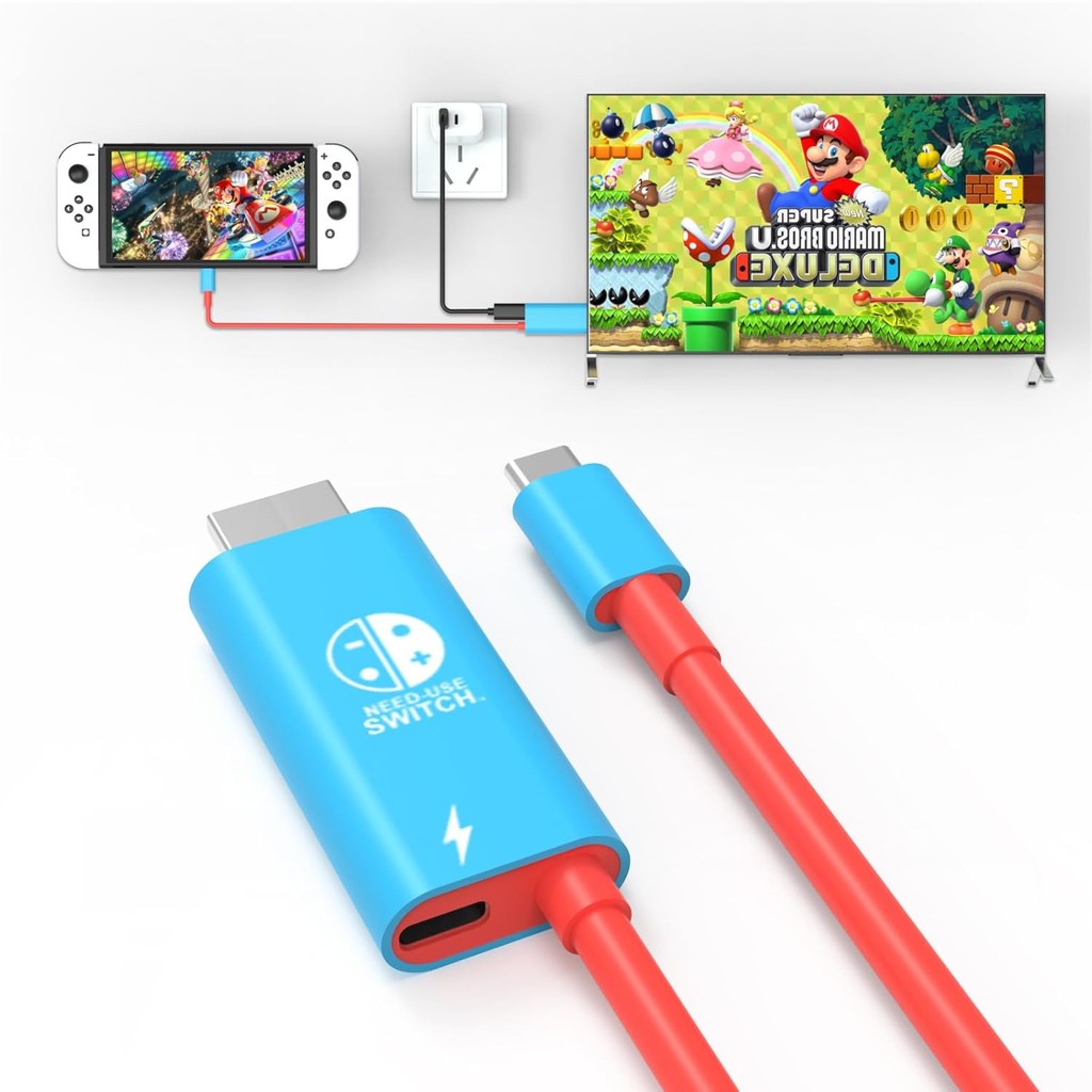 Switch Dock for Nintendo Switch & OLED, USB C to HDMI Adapter Charger ...