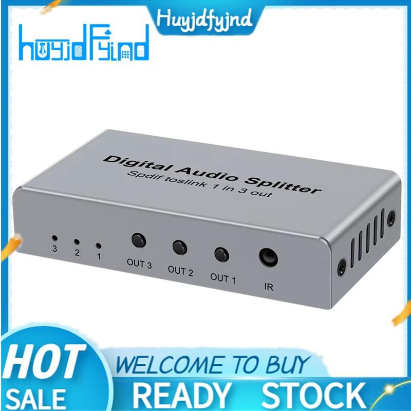 Digital Optical Splitter SPDIF TOSLINK Digital Optical Audio Splitter 1 ...