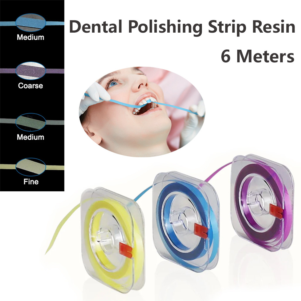 1 Roll /Box Dental Polisning Strip 4mm*6m Tooth Interdental Resin