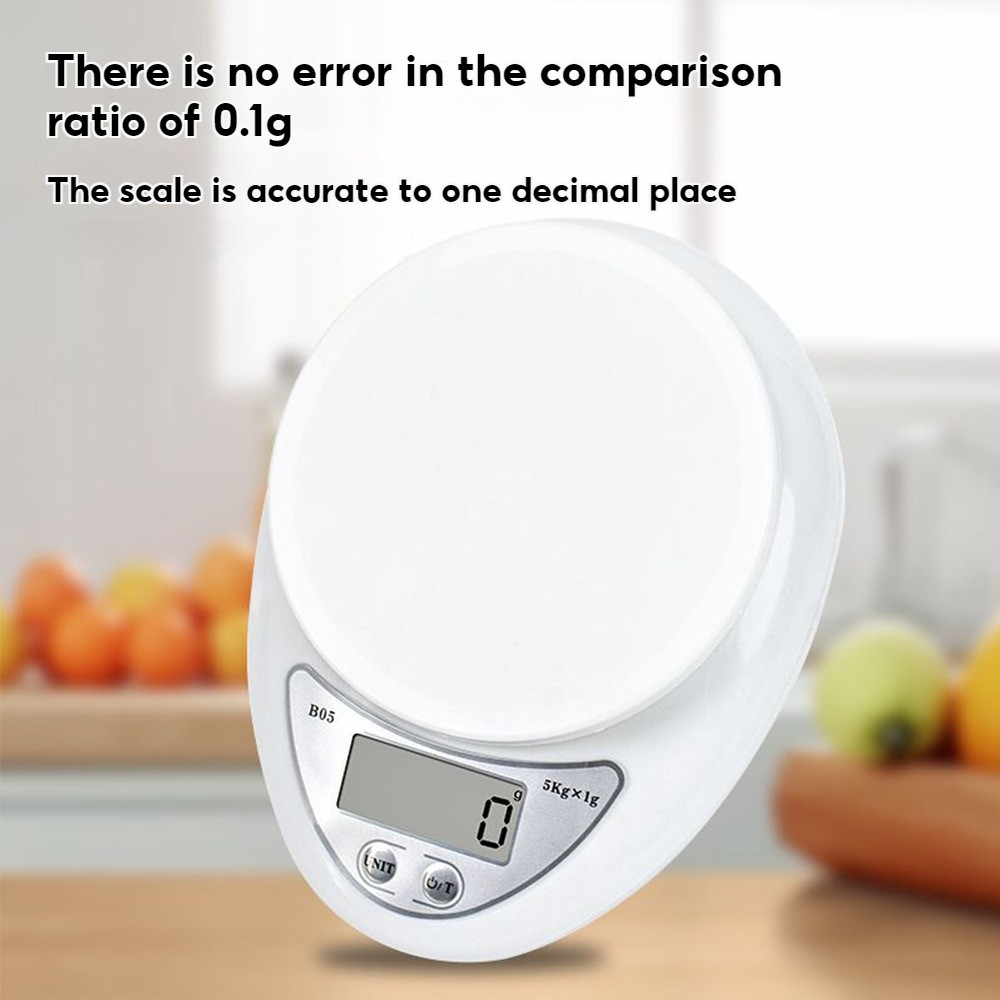 LED Portable Digital Scales Food Measuring Weight Kitchen Electronic ...