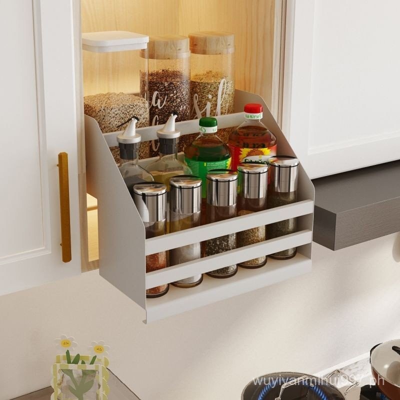 Kitchen Cabinet Wall Cupboard Inner Rotating Drop-down Lifting Basket ...