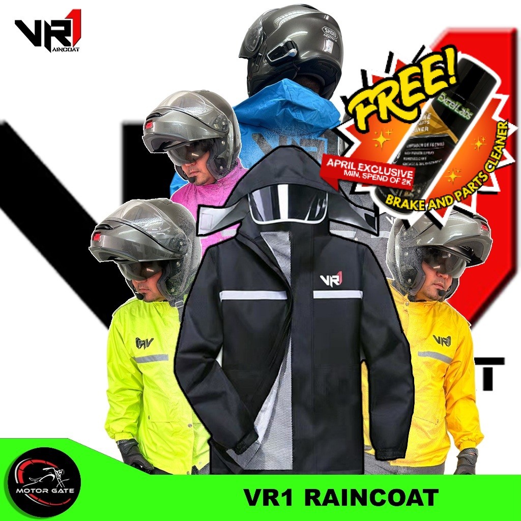 RAINCOAT VR1 FOR MOTORCYCLE RIDERS - UNISEX | Shopee Philippines