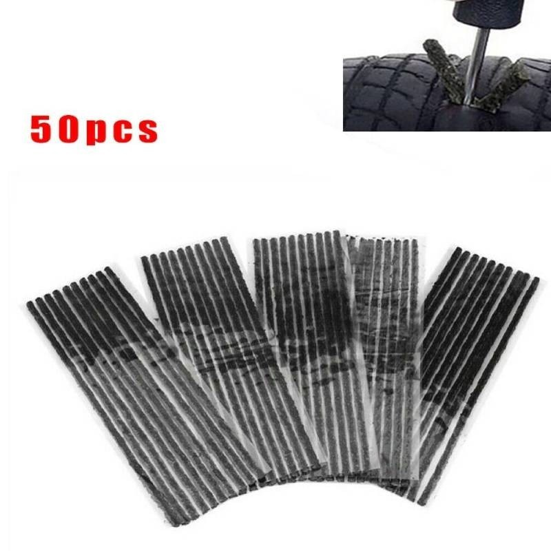 ULTRA 50pcs Car Bike Tyre Plug Tire Tubeless Seal Strip Puncture