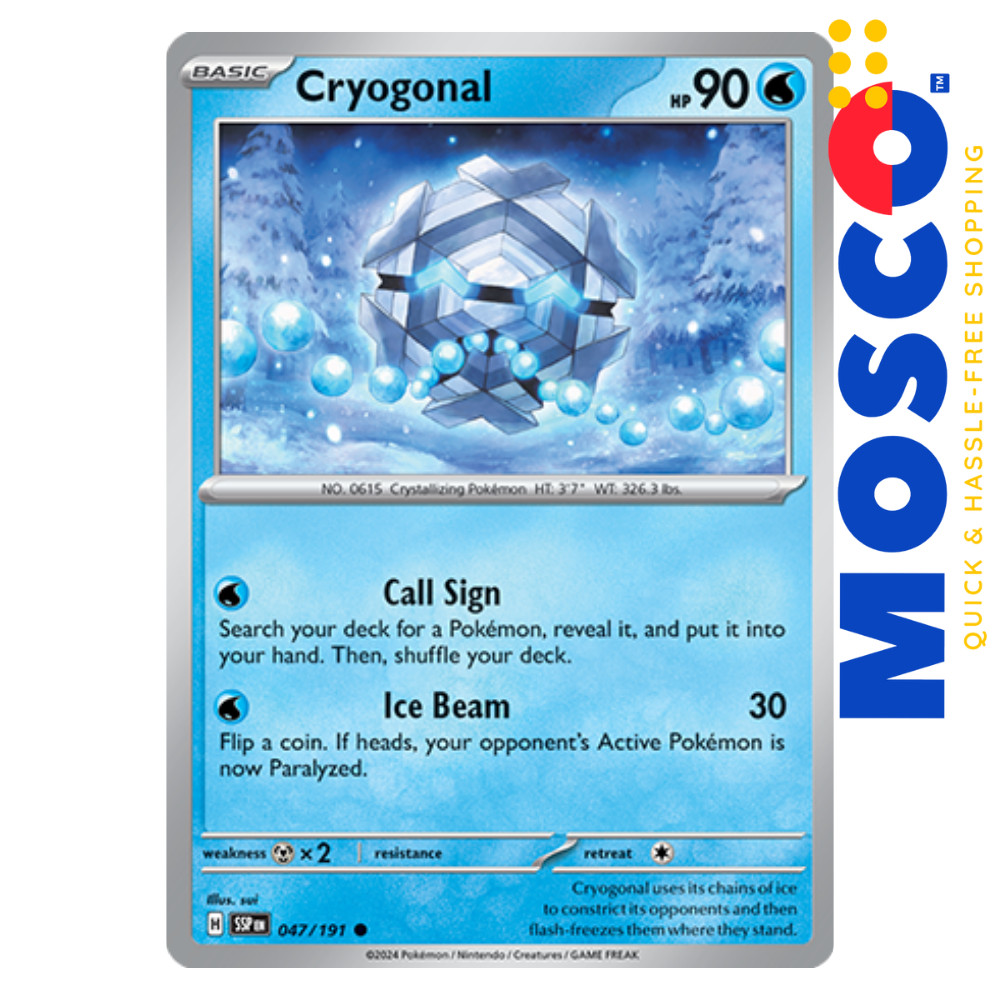 Cryogonal - 047/191 Surging Sparks | Pokemon TCG | Shopee Philippines