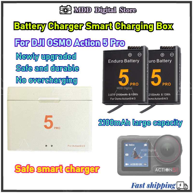 Dji Osmo Action Battery TELESIN Osmo Action Pro Battery