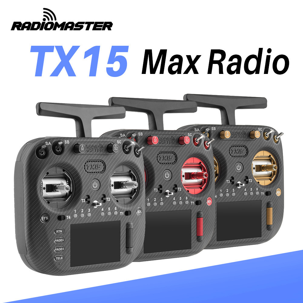 Radiomaster TX15 MAX Remote Control ExpressLRS AG02 CNC HALL GIMBAL ...