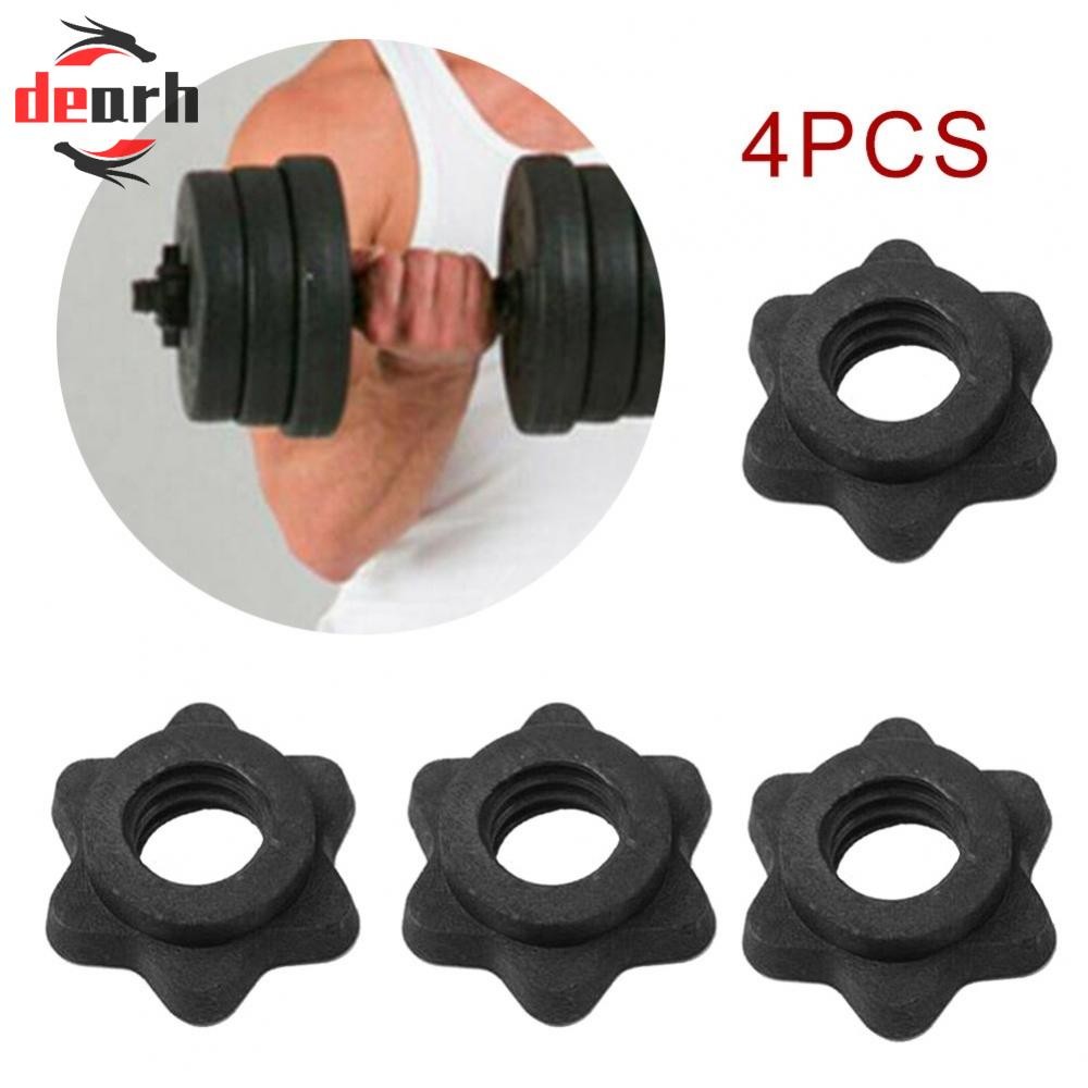 Spinlock Collars 4Pcs Bar Check Clips Collars Dumbbell Lock Spin ...