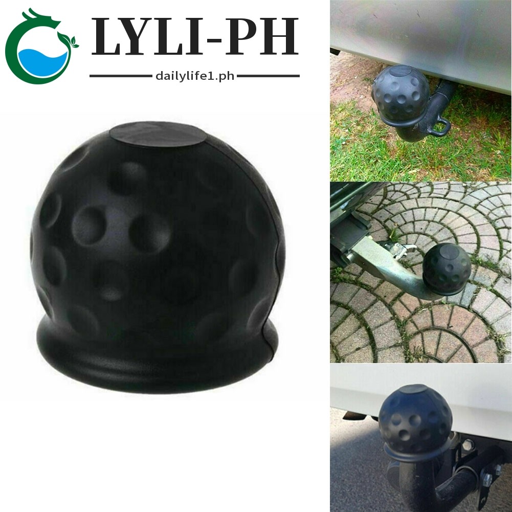 LYLI 50mm Tow Bar Ball Cover Cap Towing Hitch Caravan Trailer Protector ...