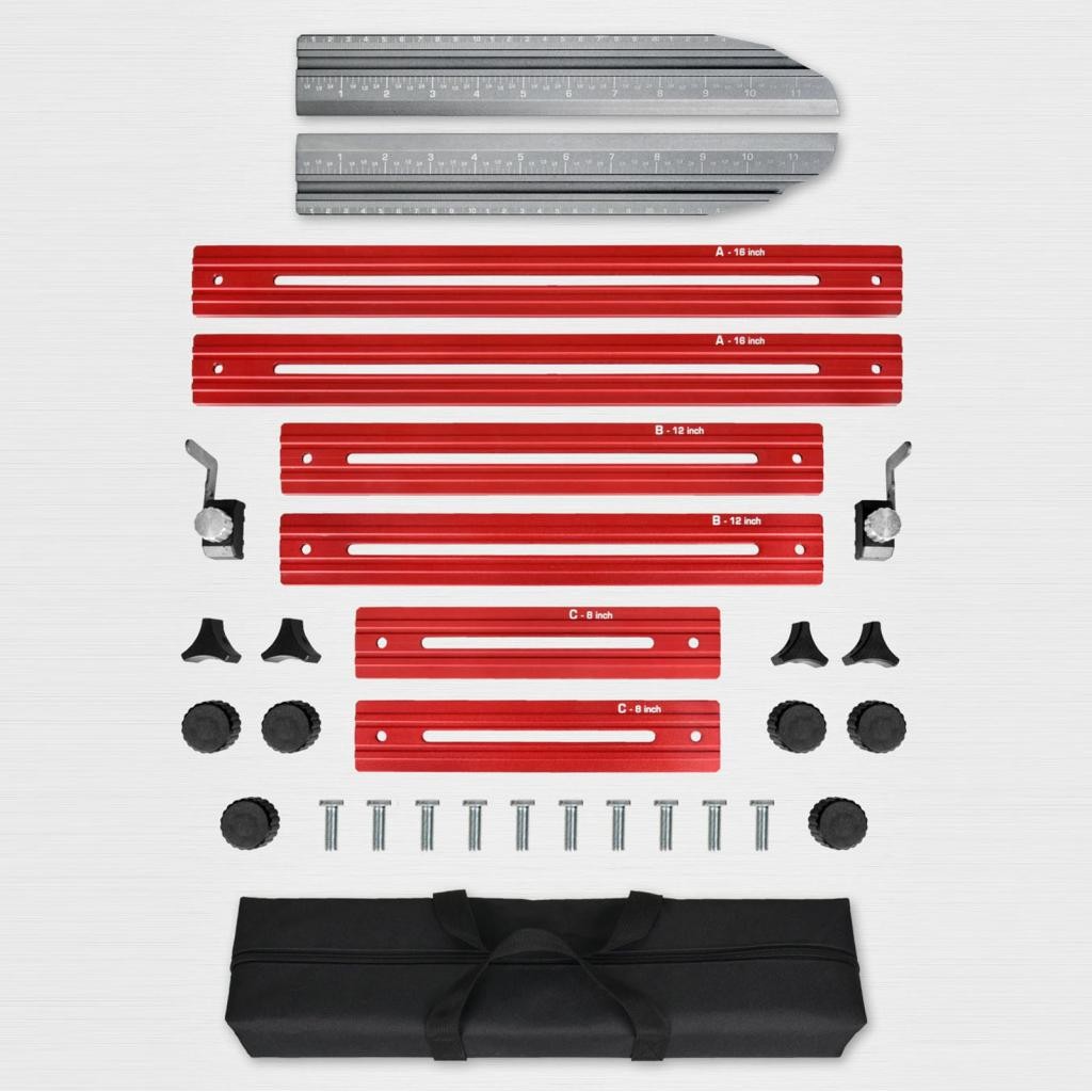 Soxii Stair Tread Template Tool Gauge Set Shelf Layout Measuring Scribe ...