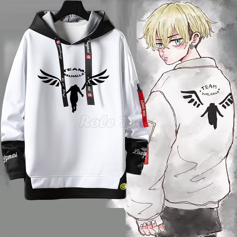 Sweat à Capuche Imprimé Anime 3D Tokyo Revengers Valhalla - Cosplay Hanemiya Kazutora - Taille XXS à 6XL