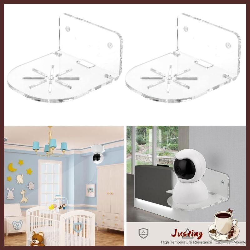 Justing Pack Of 2 Clear Acrylic Floating Shelves for Cameras and ...