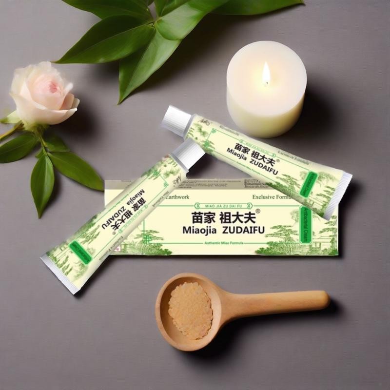 Buy 1 Take 1 MiaoJia Zudaifu Chinese Herbal Skin Cream Ointment 15g*3 ...