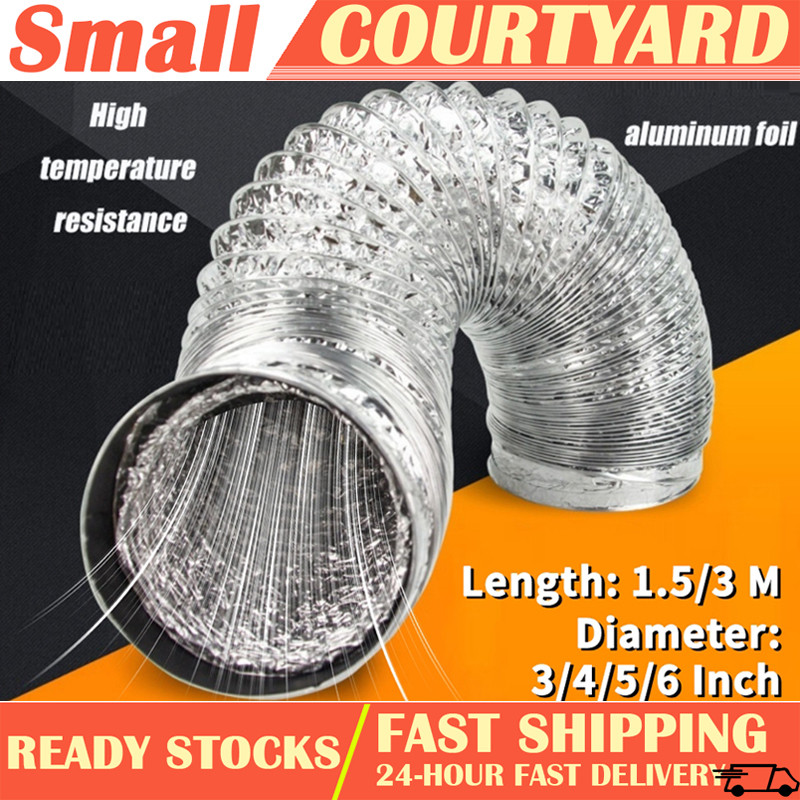 Exhaust Pipe ventilating pipe Flexible Aluminium Air Ducting ...