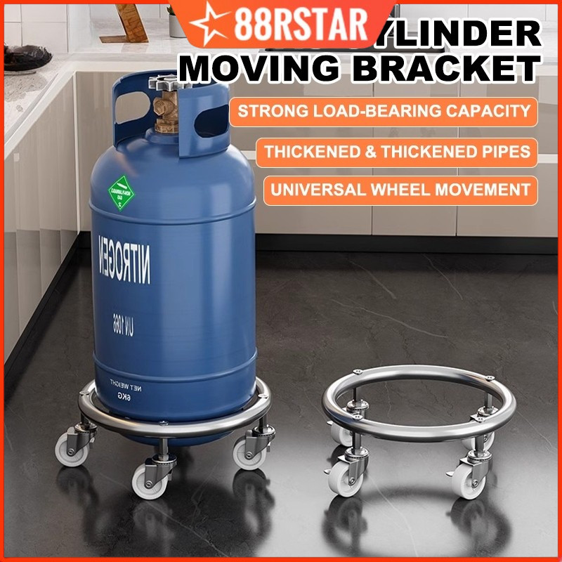 Home Gas Tank Removable Tray Kitchen Gas Bottle Placement Mobile ...