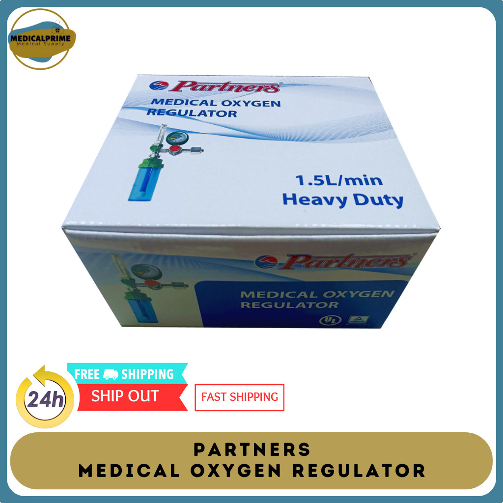 Partners Medical Oxygen Regulator With Free Nasal Cannula and Spanner ...