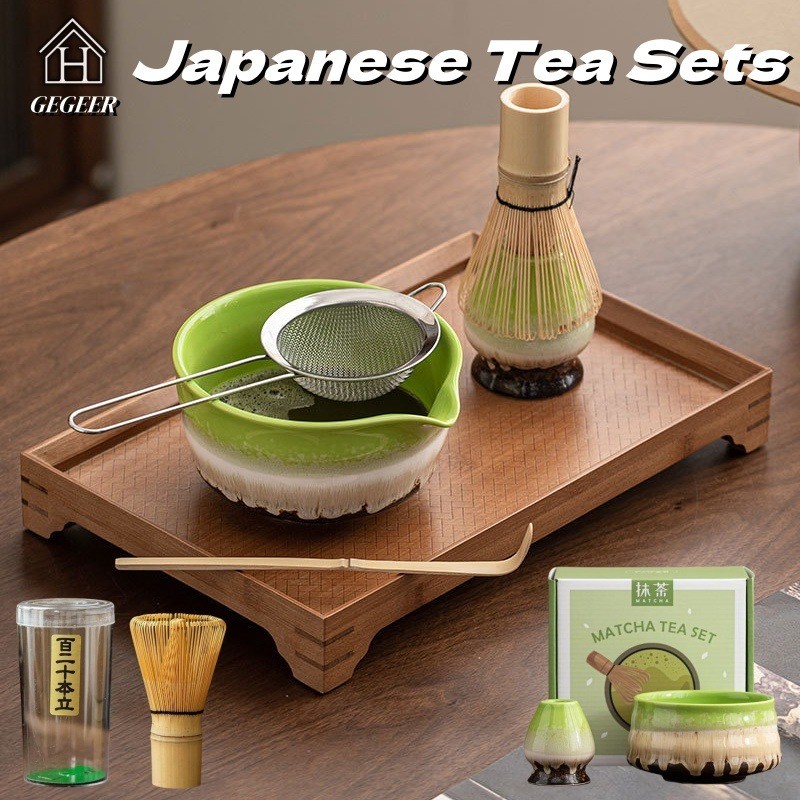Traditional Matcha Set Ceramic Matcha Bowl Japanese Tea Sets Bamboo ...