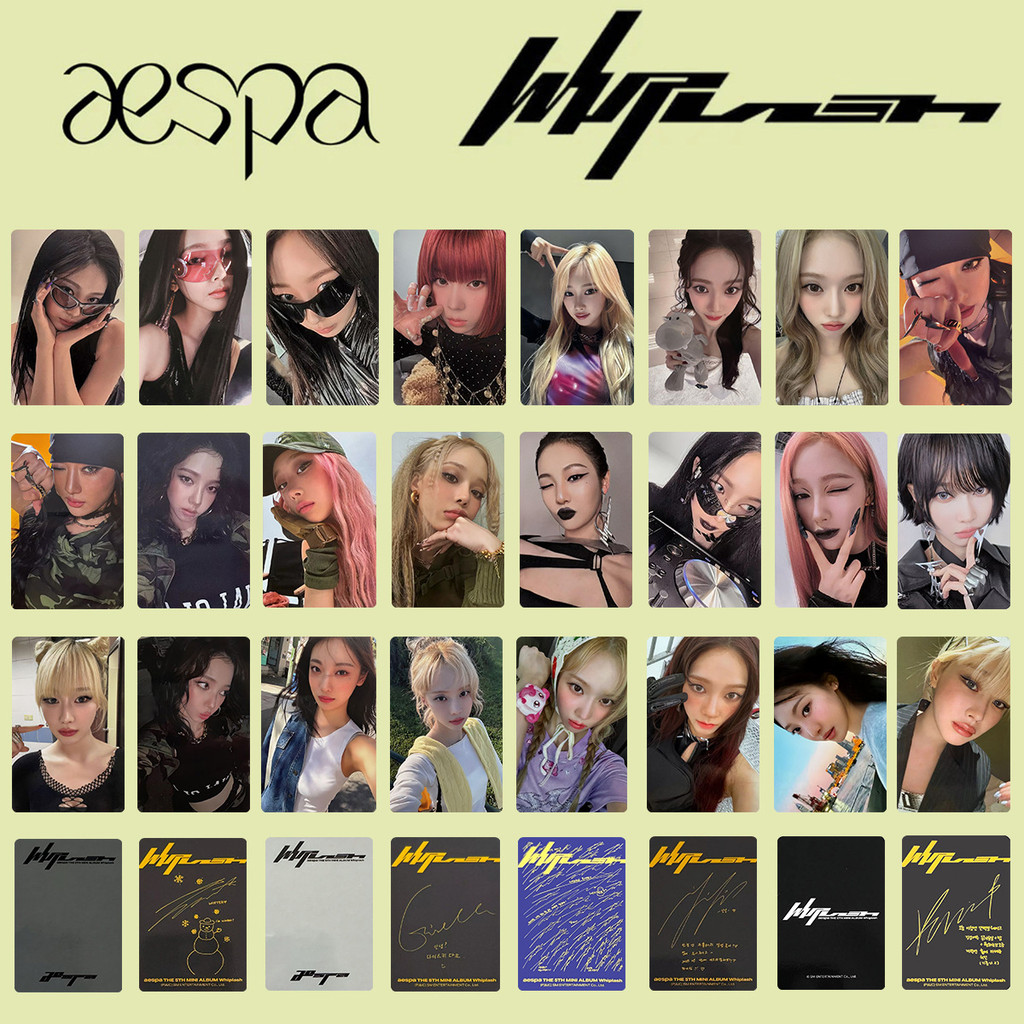 Aespa Whiplash Concept Photocards - Karina Winter Giselle Ningning Official K-Pop