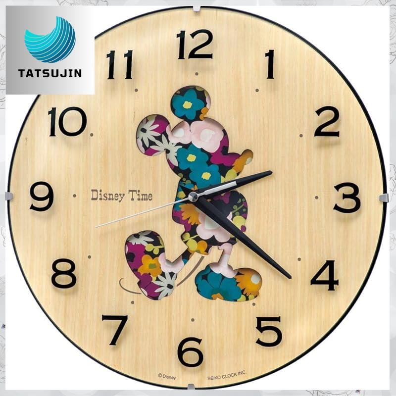 Seiko Clock Mickey Mouse Character Disney Time Analog Wall Clock ...