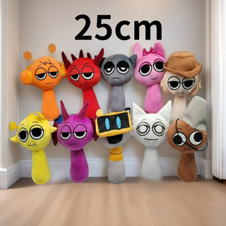 25cm Sprunki Incredibox sprunki Wenda Gray Oren Raddy plush toy ...