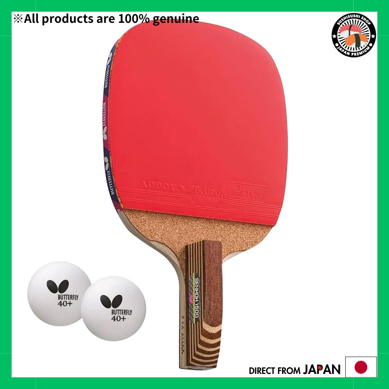 Butterfly Table Tennis Racket Set - Senko 1500 with Pre-Attached Rubber ...