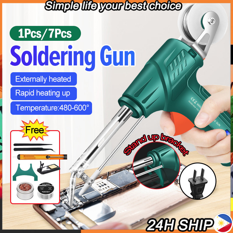 220V 60W Soldering Gun Electric DIY Welding Gun Send Tin Gun Soldering ...