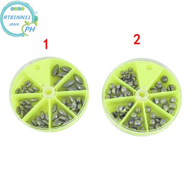 rt81nn11 Fishing Angling Lead Weight Split Shot Rig Sinkers 0.35g-2 ...