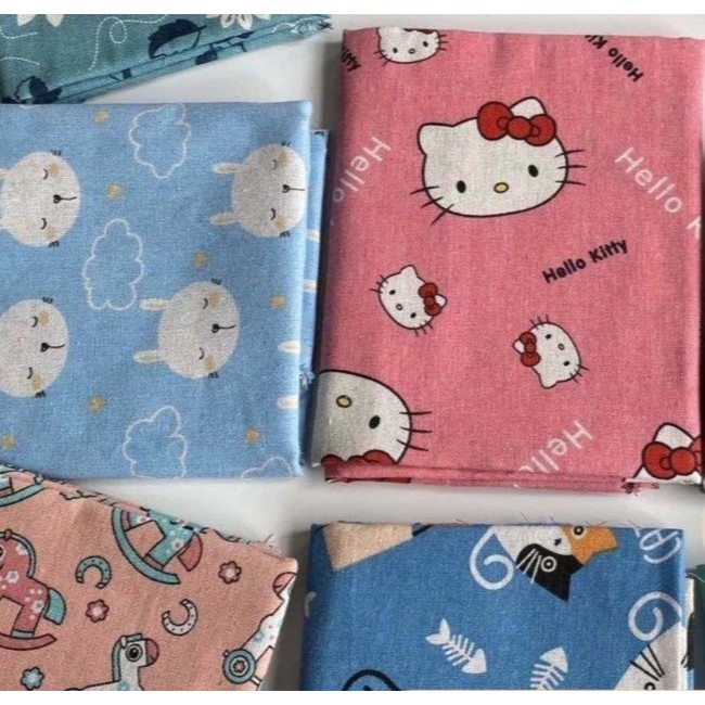Patterned canvas fabric, linen fabric with funny animal prints, many ...